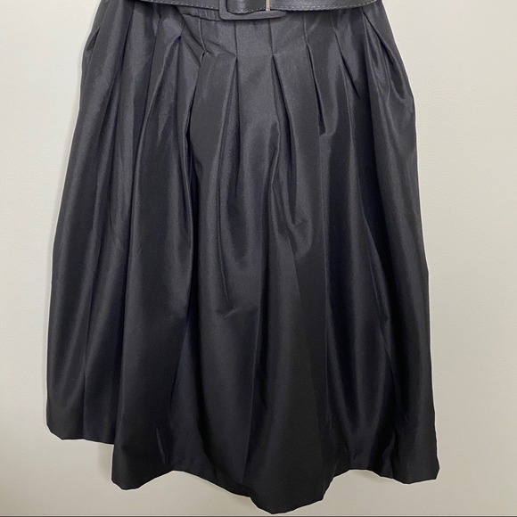 WHBM Black Strapless Classic Pleated Darted Cocktail Dress Women's Size 2‎ - Picture 4 of 7